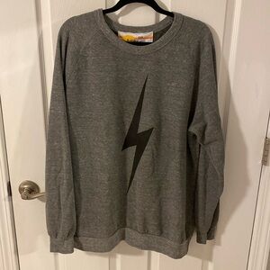 Aviator Nation Bolt Sweatshirt Heather Gray